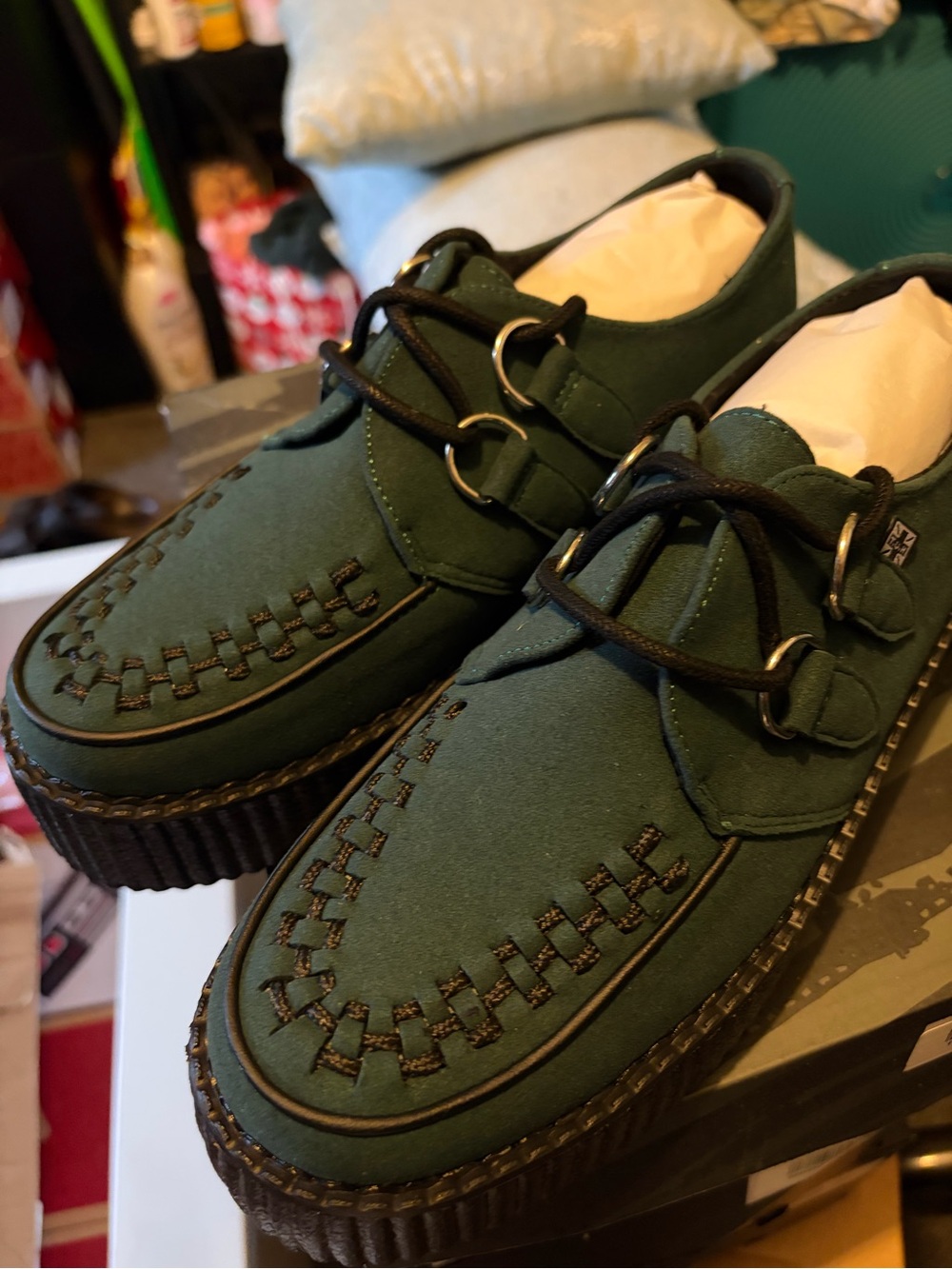 TUK Green Creeper Shoes
